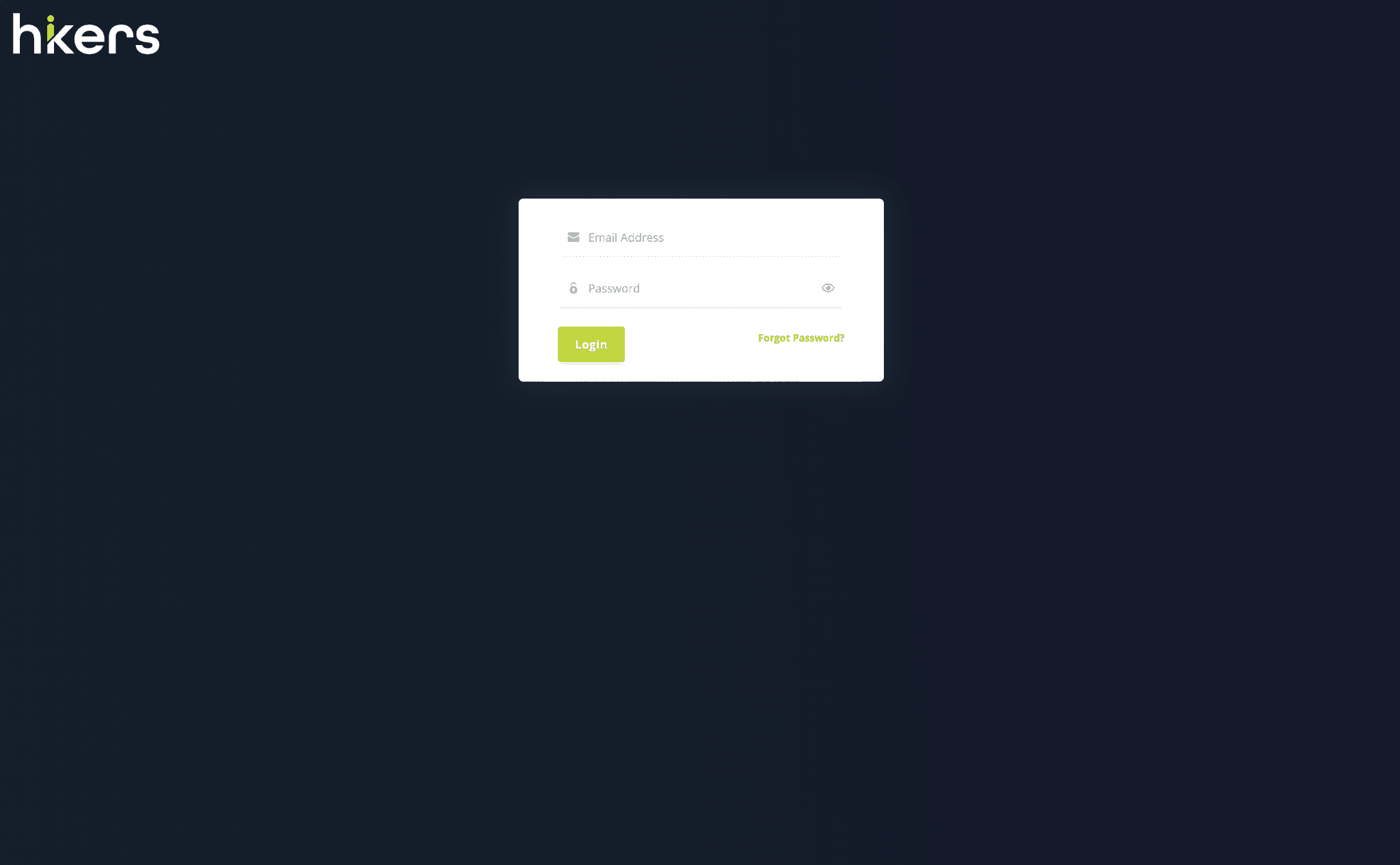 An Image showing a snippet of the Screen to manage hr applications